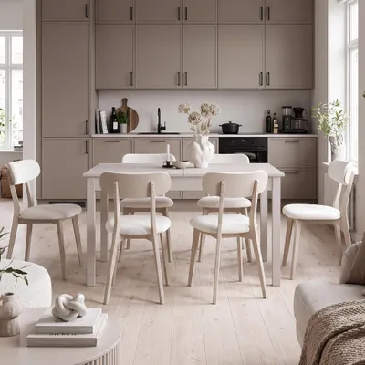 Produktbild von Ausziehbarer Esstisch SLIM 120/160 cm Kaschmir