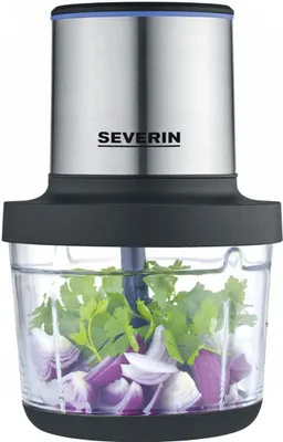 Image de SEVERIN KM 3866 SEVERIN Hachoir universel KM 3866, Acier inoxydable / noir