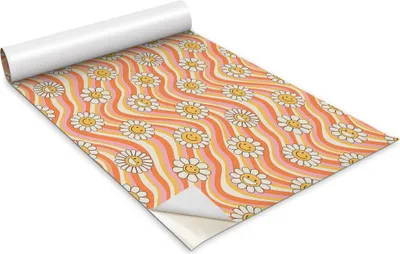 Zdjęcie produktu dla Folia samoprzylepna - Okleina meblowa - Dekoracyjna - Do mebli - Tapeta - Naklejka - Folia - Stokrotka - 100 x 50 cm
