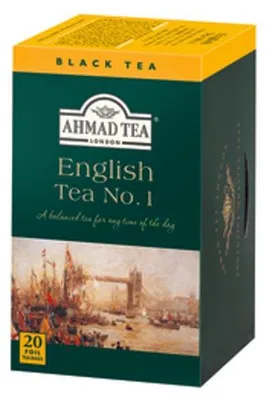 Zdjęcie produktu dla English Tea No.1 Ahmad Tea 20 torebek aluminiowych