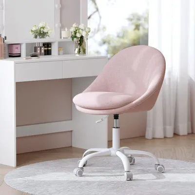 Produktbild von SONGMICS Homeoffice Stuhl, Drehstuhl, Schreibtischstuhl, rosa
