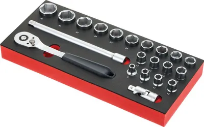 Produktbild von FACOM Schaumstoffmodul 1/2, 21-tlg.