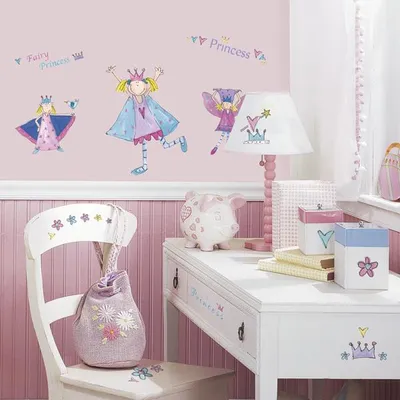 Produktbild von ROOM MATES Wandsticker Elfen und Prinzessinen