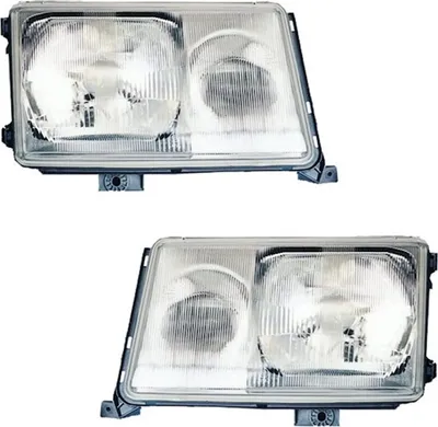 Produktbild von Scheinwerfer Halogen Streuscheibe LINKS + RECHTS für Mercedes W124 S124