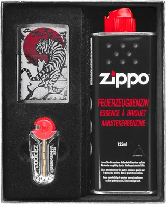 Produktbild von Feuerzeug-Set ZIPPO  JAPAN TIGER Geschenk No1