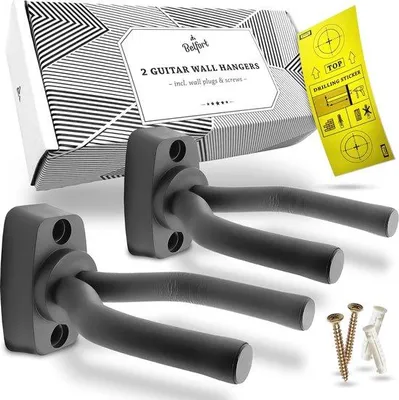 Immagine prodotto di Set di supporti da parete per chitarra e altri strumenti a corda