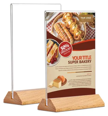 Obrázek produktu pro Stojanový rámeček na fotky, magnetický, akrylový, moderní, bílý, 7 palců