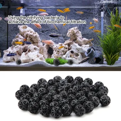 Image de Filtre pour aquarium, filtreporeux, matériau filtrant pour aquarium, bille biochimique, bille biochimique pour aquarium
