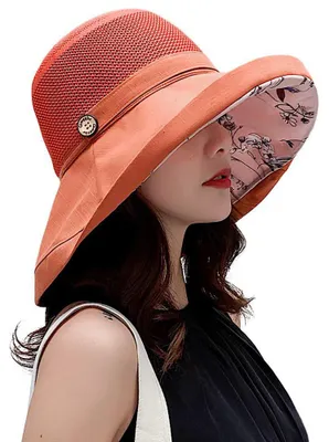 Produktbild von Sonnenhut aus Netz für Damen, UV-Schutz, breiter Eimer, Sommerhut, Strandhut, Sonnenschutz Fischerhut mit Kinnriemen