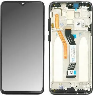 Produktbild von Xiaomi Redmi Note 8 Pro LCD Display Touchscreen Bildschirm Rahmen Grau & Werkzeug