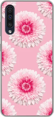 Produktbild von MuchoWow® Handyhülle Schutzhülle Hülle für Telefoonhoesje Samsung Galaxy A50 Mädchen - Blume - Rosa - Muster - Mädchen - Kinder - Kinder Silikon Softcase Handy Hülle - Mobiltelefonhülle