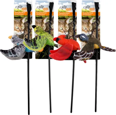 Produktbild von AFP Katzenspielzeug Naturel Flying Bird Wand