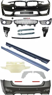 Produktbild von DIEDERICHS Bodykit 1217250 Hinten Vorne für BMW 3 Limousine (F30, F80) Kunststoff