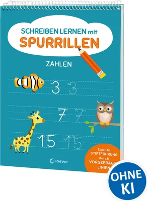 Produktbild von Schreiben lernen mit Spurrillen - Zahlen
