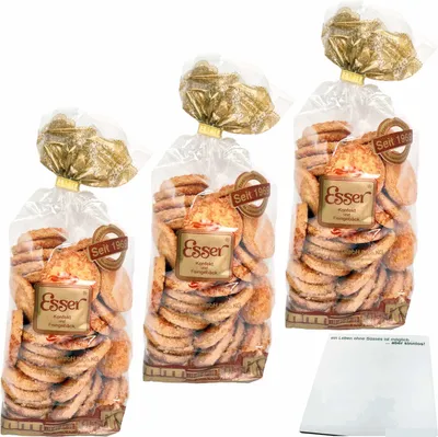 Produktbild von Esser Kokosgebäck 3er Pack (3x300g Beutel) + usy Block