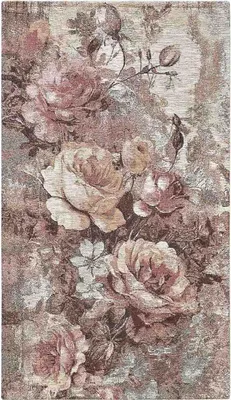 Immagine prodotto di Tappeto Velour antiscivolo ROSE 115X175 cm POWDER | GalleriaFarah1970