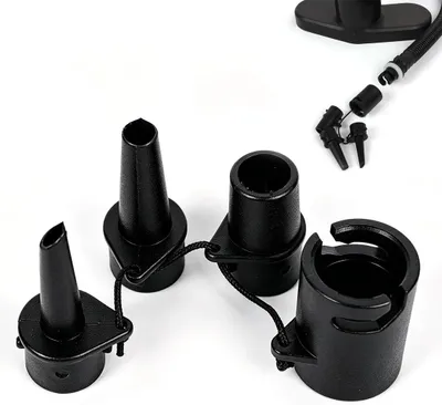 Imagen del producto de Adaptador para inflar, juego de 4 piezas, boquilla universal, color , para kayak y embarcaciones inflables