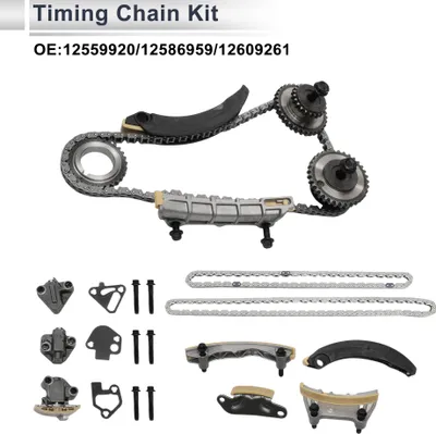 Image de Kit De Chaîne De Distribution N°12609261 Pour Gmc Acadia Pour Chevrolet Traverse Pour Buick Enclave 1 Ensemble