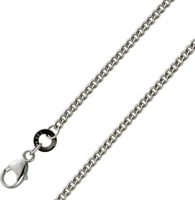 Produktbild von Platin 950 Panzerkette 1,7 mm massiv Cuban Link Chain  60