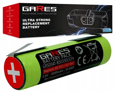 Produktbild von Gares Akkupack zum Zellentausch für Bosch IXO | 3,6 V 3 Ah Li-Ion | Ersatz-Zellenpack für Werkzeugakkus | Profi-Qualität Gares®