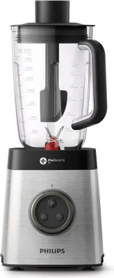 Produktbild von Philips Avance Collection HR3653/00, Tischplatten-Mixer, 2,2 l, Dirac-Stoß, 1400 W, Schwarz, Edelstahl