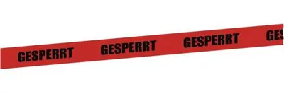 Produktbild von Aufkleber Packband GESPERRT, Folie, 50 mm x 66 m