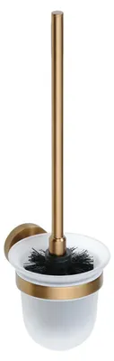 Produktbild von Sapho X-ROUND COPPER Hänge-WC-Bürste, Milchglas, Kupfer matt