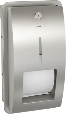 STRATOS WC-Rollenhalter für Unterputzmontage 2 Rollen Edelstahl KWC STRX672E