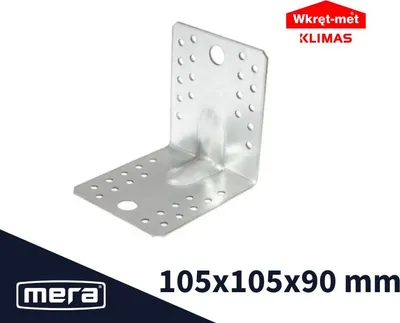 Zdjęcie produktu dla Wzmocniony śrubami kątownik wytłaczający 105x105x90 1 szt.