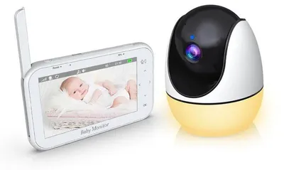 Zdjęcie produktu dla Niania elektroniczna z kamerą – ABM200S – wyświetlacz 10,9 cm – rozdzielczość 720p HD – funkcja PTZ – noktowizja na podczerwień – dwukierunkowa komunikacja audio – wtyczka zgodna z normami UE
