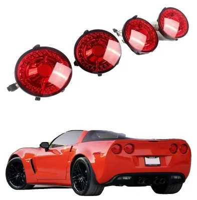 Produktbild von Rücklichtanbau, LED-Lampen, für Chevrolet Corvette C6 2005-2013, 4-teiliges Set
