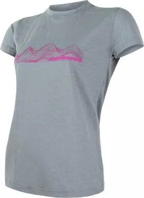 Obrázok produktu pre Tričko Sensor Merino Active PT Mountains dámske krátke svetlo šedé veľkosť XL 18100020-03