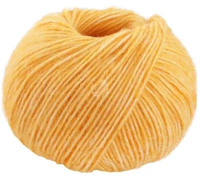 Produktbild von Lana Grossa - Natural Alpaca Pelo 0028 dottergelb meliert