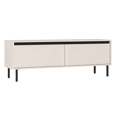 Produktbild von AX LIVING TV-Lowboard Bodrum TV-Schrank 2 Schubladen 140 cm Sandbeige