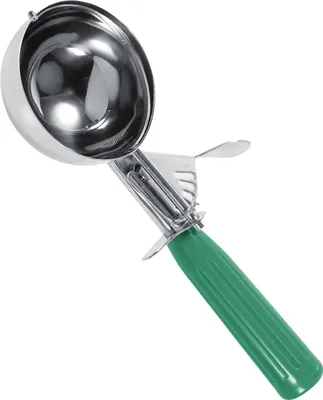 Image de Cuillère à glace pratique en acier inoxydable avec manche en plastique (6,5 cm)