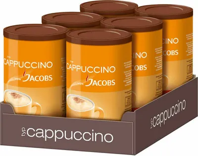 Produktbild von JACOBS Typ Cappuccino 6 Dosen 6 x 400 g