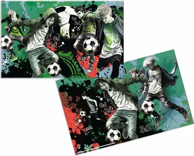 Image de HERMA 19599 HERMA sous-main "Street Soccer", (l)550 x (h)350 mm