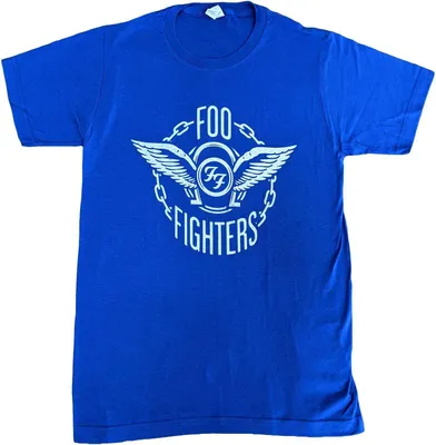 Image de Foo Fighters - T-shirt "Ex-Tour" pour homme/femme unie RO3984 (S) (Bleu)