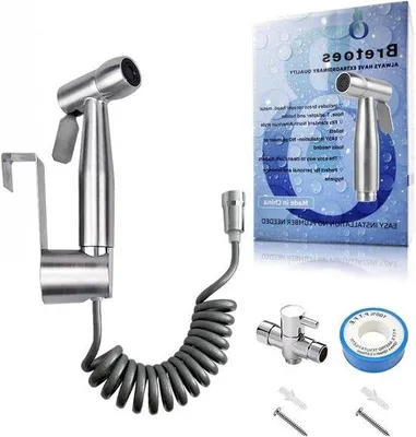 Produktbild von Famanu Bidet-Handdusche für intime Hygiene - Edelstahl