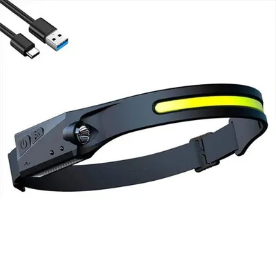 Produktbild von LED Stirnlampe Nightlight mit 350 lm Kopflicht schwarz mit Handinduktion