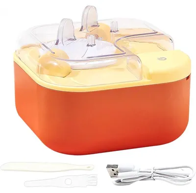 Zdjęcie produktu dla Verk 07257 Elektryczna maszynka do pierogów USB, pomarańczowa