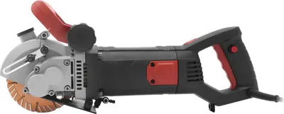 Produktbild von Mauernutfräse für Beton - Wall Chaser - 6000 U/min - 133 mm Diamantblätter, bis 7 Stück - Max. Nut 42×41 mm - AC 110 V - Kupfermotor - Schwarz