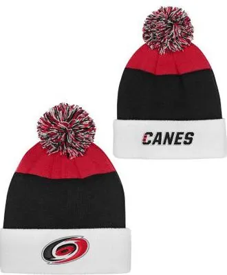 Obrázek produktu pro Dětská zimní čepice Carolina Hurricanes NHL Essentials Cuffed Knit W Pom