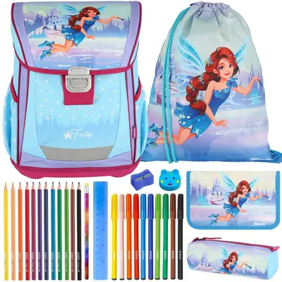 Produktbild von Spirit Schulranzen Set Cool Fairy 10-teilig gefüllt