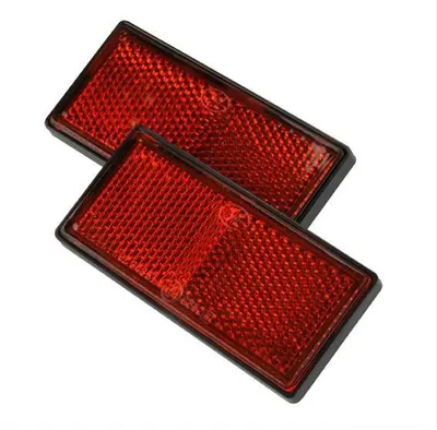 Produktbild von Heckreflektor eckig 95 x 38 mm rot
