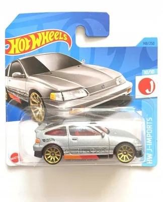 Produktbild von Hot Wheels Honda CR-X 1988 Modellauto Grau
