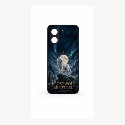 Produktbild von Xiaomi Redmi 13C 4G Hülle Handyhülle Schutzhülle Case mit Frostwolf Motiv – LUNØIR ©