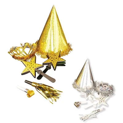 Produktbild von WIDMANN Partyset Gala Set für 4 Personen gold