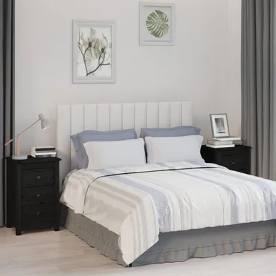 Obrázok produktu pre vidaXL Nočné stolíky 2 ks čierne 40x35x61,5 cm Masívne borovicové drevo