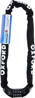 Image de Antivol à chaîne Oxc Combi 6 Noir 6 x 900 mm Noir 6 x 900 mm